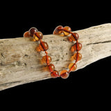 Amber Teething Bracelet / Anklet - Polished Cognac