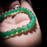 6mm Natural Aventurine Elastic Bracelet