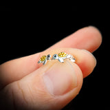 Childrens 925 Sterling Silver Cute Turtle Stud Earrings