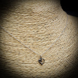 Childrens 925 Solid Sterling Silver Horse Heart Necklace