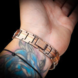 15mm Wide Copper Magnetic Chain Bracelet (50A19B2)