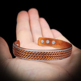Copper Magnetic & Steel Cuff Bracelet