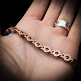 Copper Magnetic & Turquoise Chain Bracelet