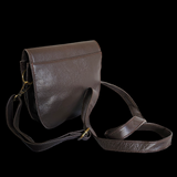 Genuine Leather Hand bag - Brown