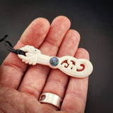 Patu Bone Carving Pendant Necklace
