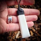Toki Bone Carving Pendant Necklace - NZ Maori Inspired