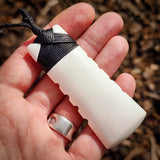 Notched Toki Bone Carving Pendant Necklace