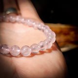 Rose Quartz Elastic Bracelet