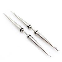 Stainless Steel Punk Spiked Earrings