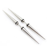 Stainless Steel Punk Spiked Earrings