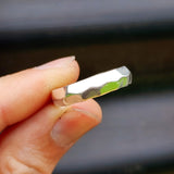 (Y) Solid 925 Sterling Silver Diamond Cut Band Ring