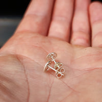 925 Sterling Silver Yin Yang Stud Earrings
