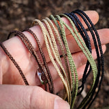 Waxed Braided Pendant Cord Replacements