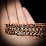 Handmade Copper Wire Wrap Cuff Bracelet