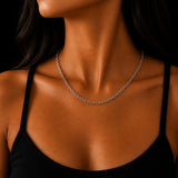 3mm Solid 925 Sterling Silver Rolo Chain Necklace