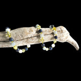 Amber Teething Necklace - Lemon, Lapis Lazuli, Aquamarine