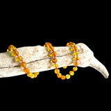 Amber Teething Necklace - Polished Honey Amber