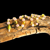 Amber Teething Necklace - Polished Lemon Amber & Rose Quartz