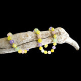 Amber Teething Necklace - Raw Butter & Pastel Chalcedony