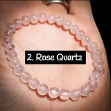 6mm Gemstone Elastic Bracelets