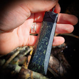 NZ Greenstone / Pounamu Toki Pendant Necklace (N673)