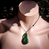 NZ Greenstone Pounamu Manaia Pendant Necklace