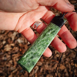 NZ Greenstone Pounamu XL Toki Pendant Necklace (N993)