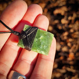 NZ Greenstone Pounamu Toki Pendant Necklace (N999)