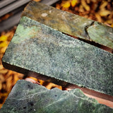 1KG Raw NZ Greenstone Pounamu Nephrite Carving Slices (R14B623)
