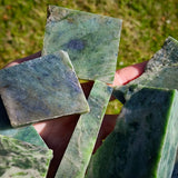 1kg Raw Nephrite Jade Carving Pieces / Jade Offcuts (R14B814)