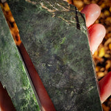 1KG Raw NZ Greenstone Pounamu Nephrite Carving Slices (R14B624)