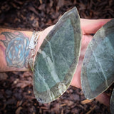 1kg Raw Nephrite Jade Carving Slices (R14B653)