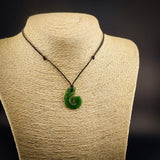 Natural Jade Small Manaia Pendant Necklace (N2277)