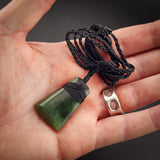 Natural Jade Toki Pendant Necklace (N2180)