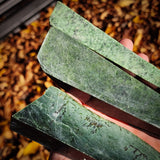 1KG Raw NZ Greenstone Pounamu Nephrite Carving Slices (R14B625)