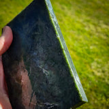 795g Raw Nephrite Jade Carving Slice Jade Slab (R14B803)