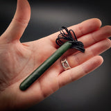Natural Jade 100mm Drop Pendant Necklace (N2218)