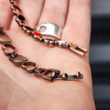 Copper Magnetic Heart Chain Bracelet
