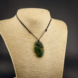 Natural Jade Triple Koru Pendant Necklace (N2224)