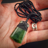 Natural Jade Toki Pendant Necklace (N2120)