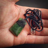 Natural Jade Toki Pendant Necklace (N2188)