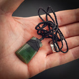 Natural Jade Toki Pendant Necklace (N2173)