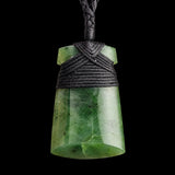 Natural Jade Toki Pendant Necklace (N2173)