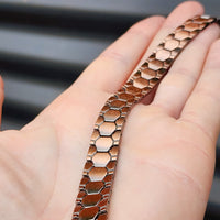 12mm Wide Copper Magnetic Chain Bracelet (50A19B4)