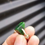 NZ Greenstone Pounamu One Off Macrame Anklet (1A3-727)
