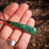 Natural Jade Drop Pendant Necklace (N1126)