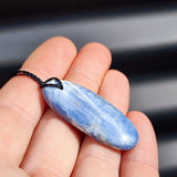 Natural Kyanite Oval Pendant Necklace (1BBB226)