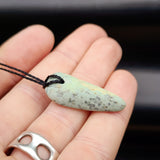 New Zealand Greenstone Pounamu Pendant Necklace (AJJC2279)