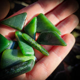 10x Greenstone / Nephrite Jade Pendant Pieces