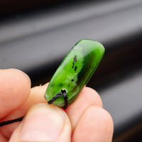 New Zealand Greenstone Pounamu Pendant Necklace (AJJC2282)